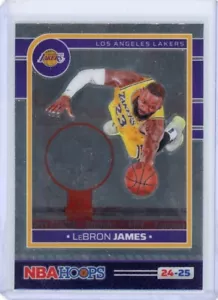 2024-25 NBA Hoops #18 LeBron James Opti-Chrome Los Angeles Lakers - Picture 1 of 2