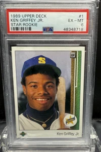 1989 Upper Deck Ken Griffey Jr. Star Rookie #1 PSA 6 - Bild 1 von 2