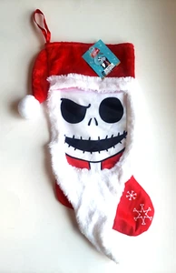 Disney The Nightmare Before Christmas SANTA JACK Skellington Christmas Stocking - Picture 1 of 1