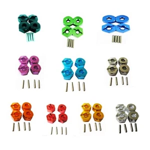 Aluminum Metal 12mm Wheel Hex.Mount Fits for 1/10 HPI RS4 Sport 3 Rc Car - Picture 1 of 21