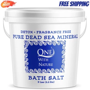 100% Pure Dead Sea Mineral Bath Salt 5Lb Frag Free - Picture 1 of 6