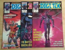 Digitek lot of 3 issues Marvel Comics Deathlok Painted Art Covers Dermot Power