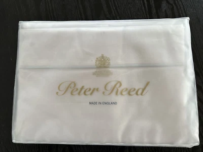 Juego de sábanas Peter Reed plata satinado cordón king egipcio 210tc algodón Inglaterra Foto 1 de 4
