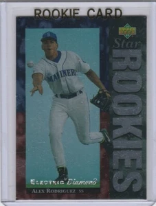 Alex Rodriguez 1994 Upper Deck ELECTRIC DIAMOND ROOKIE CARD Baseball M's AROD RC - Bild 1 von 2