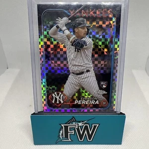 2024 Topps Chrome Everson Pereira RC #238 X-Fractor Yankees Rookie - Picture 1 of 2