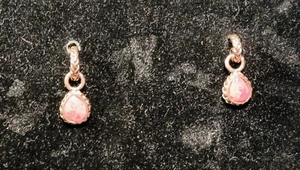 Barse Orange Coral Ropped Drop Earrings 925 Post - Picture 1 of 5