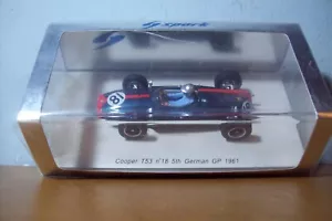 1/43 SPARK S3515 COOPER T53 5° GP TEDESCO 1961 #18 JOHN SURTEES - Foto 1 di 4