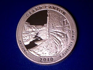 2010 S 25C Proof GRAND CANYON (ARIZONA) ATB Quarter **FREE SHIPPING** - Picture 1 of 2
