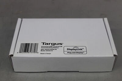 NEW Targus DOCK110USZ-50 USB 3.0 DV1K-2K HDMI Travel Docking Station - Image 1 of 3