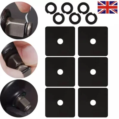 For Milwaukee Type 3/8" Impact Wrench Retaining Ring Clips with O-Ring (6 sets)