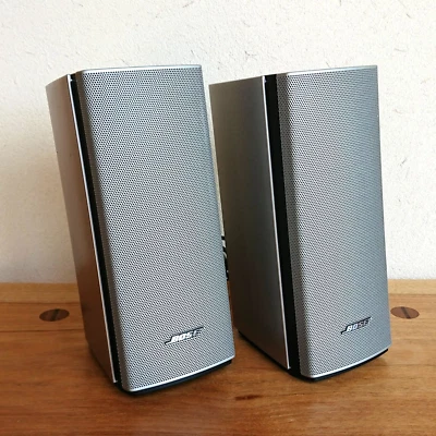 Bose Companion 20 Multimedia Speaker System Silber 100V Funktioniert Gut Gebr... - Bild 1 von 4