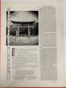 1930 Japan Tourism Ad - Nine Star Ki Page 222 Numerology Connection Pre WWII - Picture 1 of 5