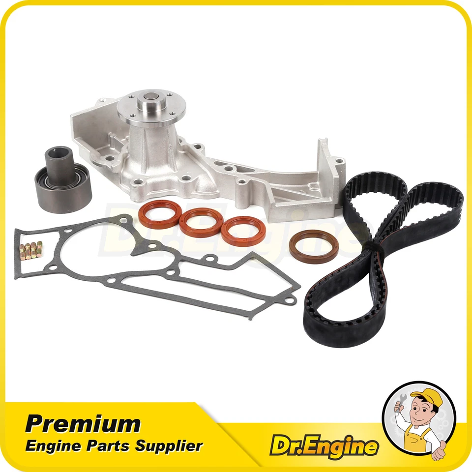 Kit de correa de distribución juego de bomba de agua apto para 86-93 Nissan Pathfinder D21 3.0L V6 SOHC Foto 1 de 4