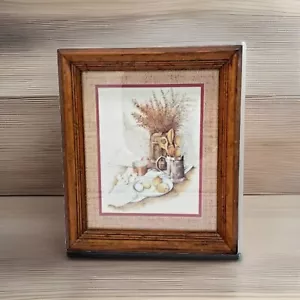 E Hale Vintage Homco Kitchen Prints Home Interiors Matted Framed Sunday Brunch - Picture 1 of 4