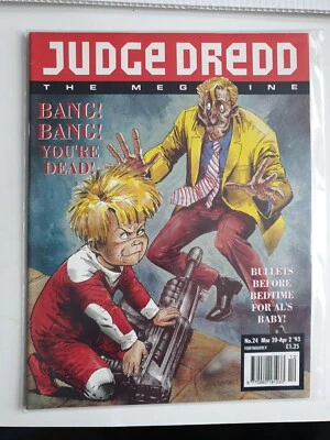 Judge Dredd Megazine #24 Issue Comic Book 2000AD 1993 Rare Vol 2 UK Nm Free P&P - Image 1 of 3