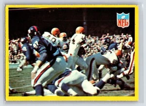 1967 Philadelphia #193 Browns vs Giants - Imagen 1 de 2