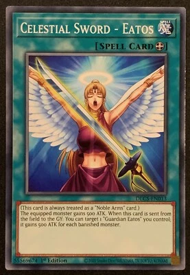 Celestial Sword - Eatos | DLCS-EN013 | Common | 1st | Dragons of Legend | YuGiOh - Image 1 of 3