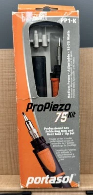 Portasol Pro Piezo 75w Butane Soldering Iron KIT w/Electronic Ignition #PP-1K - Image 1 of 3