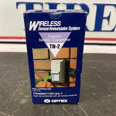 Optex TN-2 Wireless Sensor Annunciator System Outdoor Sensor Transmitter NEW - Image 1 of 4