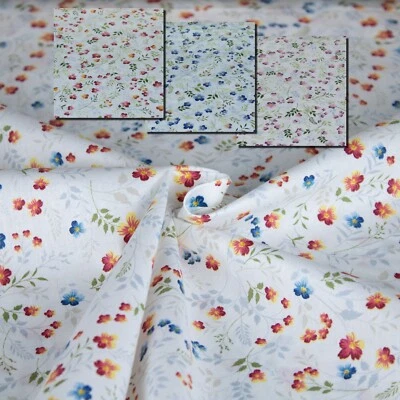 Baumwollstoff "Lissy" Blumen Stoff METERWARE | ab 50 x 240 cm | 100% Baumwolle - Bild 1 von 3