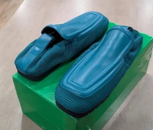 $890 Mens Bottega Veneta Apron Toe Slip On Loafers Drivers Green 44 US 11 - Picture 1 of 8
