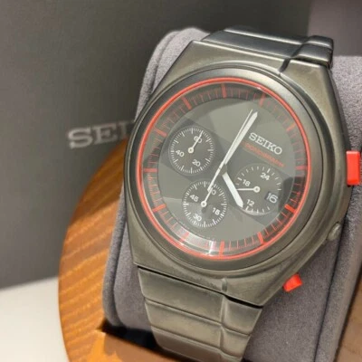 [RAR] Seiko Giugiaro SCED055 Limited Edition Uhr mit Box Top Zustand - Bild 1 von 4