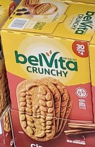 Belvitas Tasty Cinnamon Brown Sugar Breakfast Biscuits, Whole Grain, 3g Fiber, - Picture 1 of 10
