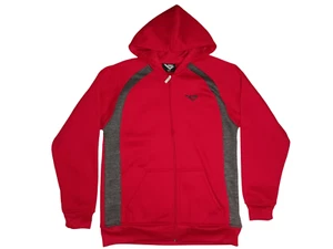 PONY Sweatshirt Hoodie Full Zip Youth XL Red and Gray Polyester Fleece - Picture 1 of 9