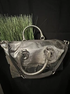 #1545. Coach - Borsa Ashley argento traforato metallizzato. Nuova con etichette prezzo consigliato dal produttore $429 - Foto 1 di 12