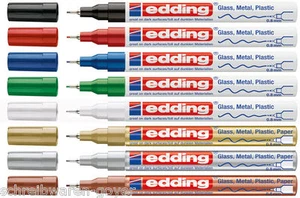 Edding 780 Lackmarker Lackmalstift Lackstift 0,8mm alle Farben wählbar - Bild 1 von 8