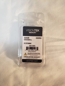 VISIONTEK 32GB 5600 DDR5 SDRAM SODIMM RAM - Picture 1 of 2