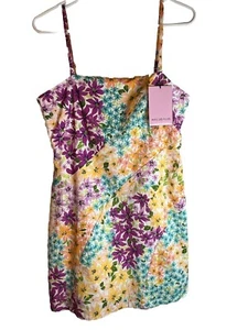 NEW Avec Les Filles A-Line Dress Sleeveless Cruise Women 10 Floral Summer Beach - Picture 1 of 3