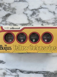 The Beatles Yellow Submarine Bearbrick 100% Figure set Bear Medicom Toy Mint - Imagen 1 de 10