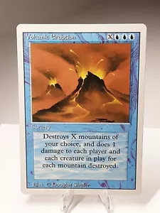 MTG - 3rd Edition - Revised - Volcanic Eruption - Rare - LP+ NM - Picture 1 of 2