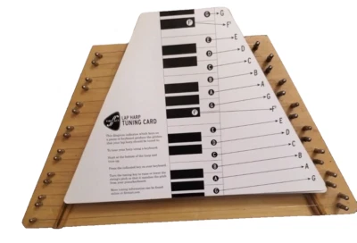 First Act Lap Harp Dulcimer Wood 15" Unique Instrument - Image 1 of 3