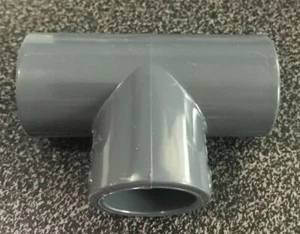SCHEDULE 80 PVC 3/4" 3/4 INCH TEE SOCKET SISCO 801-007 SPEARS/SISCO NEW - Picture 1 of 3