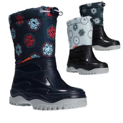 DEMAR Übergangs- Winterstiefel Gummistiefel gefüttert Winterschuhe Pico Light