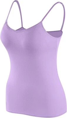 Vest Top for Women Camisole with Built in Bra Size XL (UK 14) NEW - Image 1 of 3