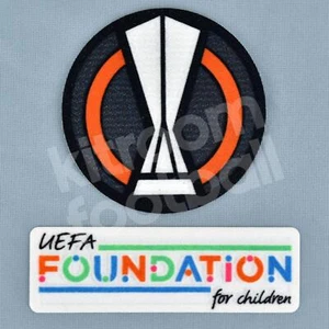 Original Player Issue UEFA Europa League Patch Set + Foundation Sporting ID - Imagen 1 de 2