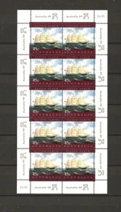 Australien 1998, Maritimes Erbe: Segelschiffe, KB, postfrisch - Bild 1 von 1