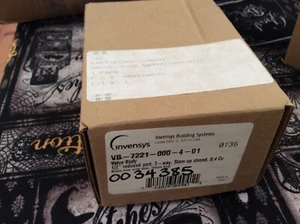 NEW INVENSYS VB-7221-000-4-01/VB7221000401 VALVE BODY 1/2” 2-WAY 0.4CV Stem up - Imagen 1 de 1