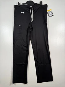 BNWT Wonder Wink Unisex Medical Nurse Uniform Cargo Scrub Pants Black Sz Small - Picture 1 of 12