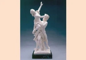 Scultura classica Ratto di Proserpina cm 62 polvere di alabastro Made in Italy - Imagen 1 de 8