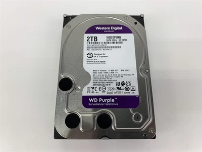 Disco duro Western Digital púrpura 2 TB HDD WD20PURZ-85AKKY0 PC Foto 1 de 4