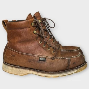 Stivali Setter Irlandesi Uomo Taglia 11 D UltraDry Impermeabili Mocassino 838 Lavoro Pelle - Foto 1 di 12