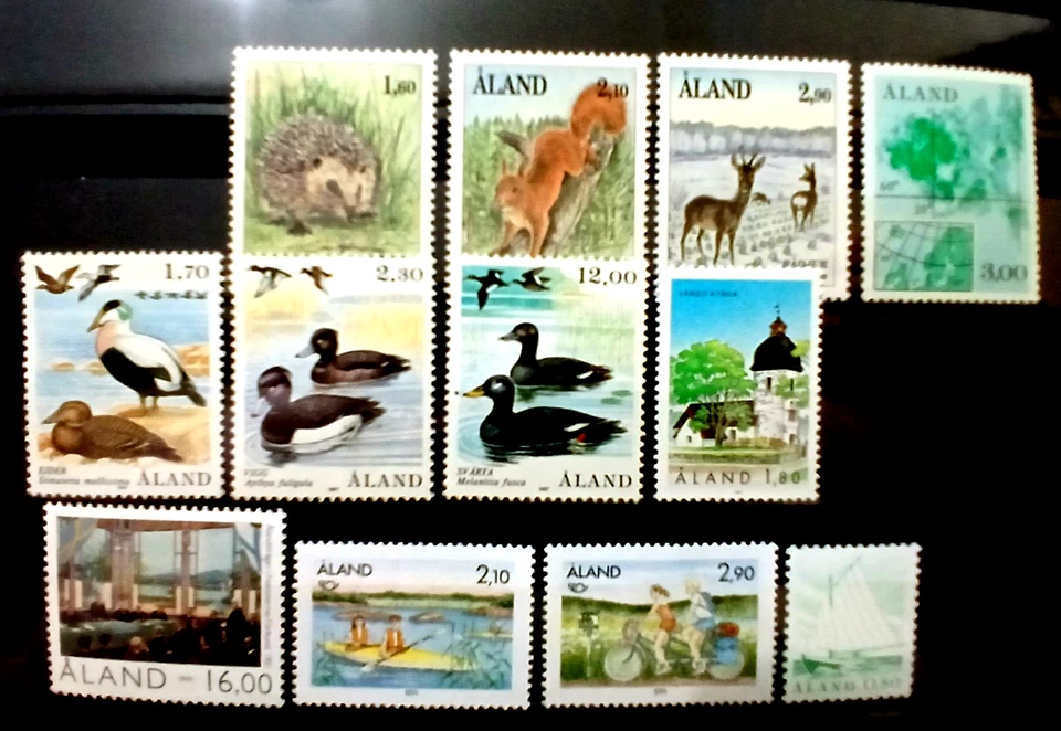ALAND 12 MNH HERMOSOS SELLOS COMBINAMOS ENVÍO Foto 1 de 2