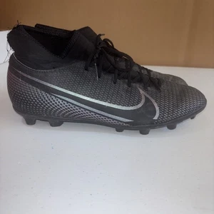 Nike Mercurial Soccer Rugby Kickball Cleats Size 8.5 Black From 2019 Preowned - Picture 1 of 11