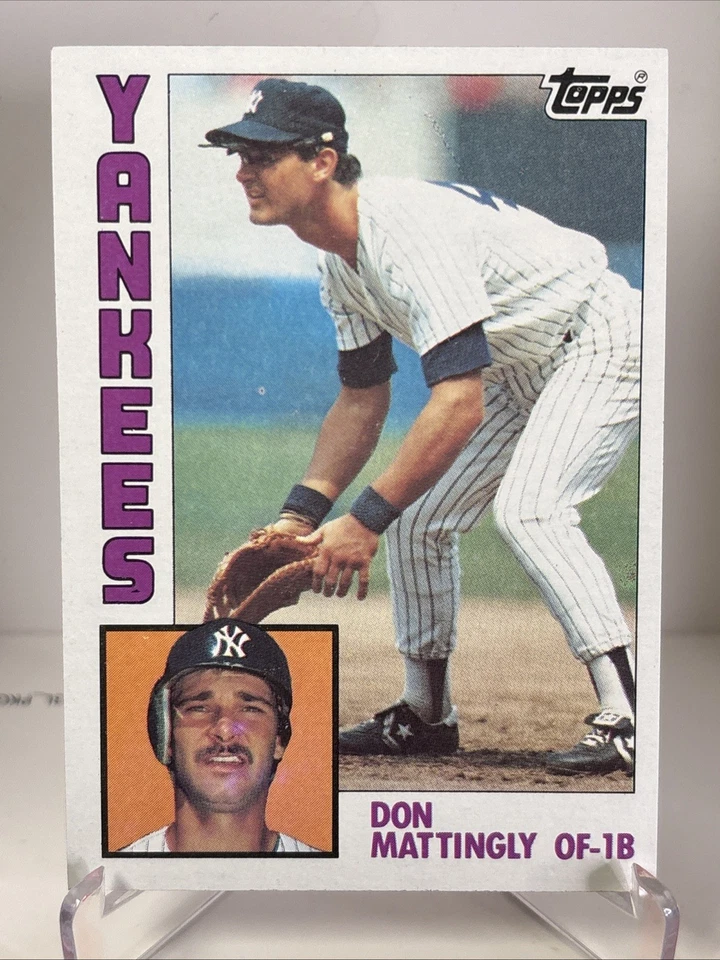 Topps Don Mattingly RC #8 1984 Yankees Foto 1 de 4