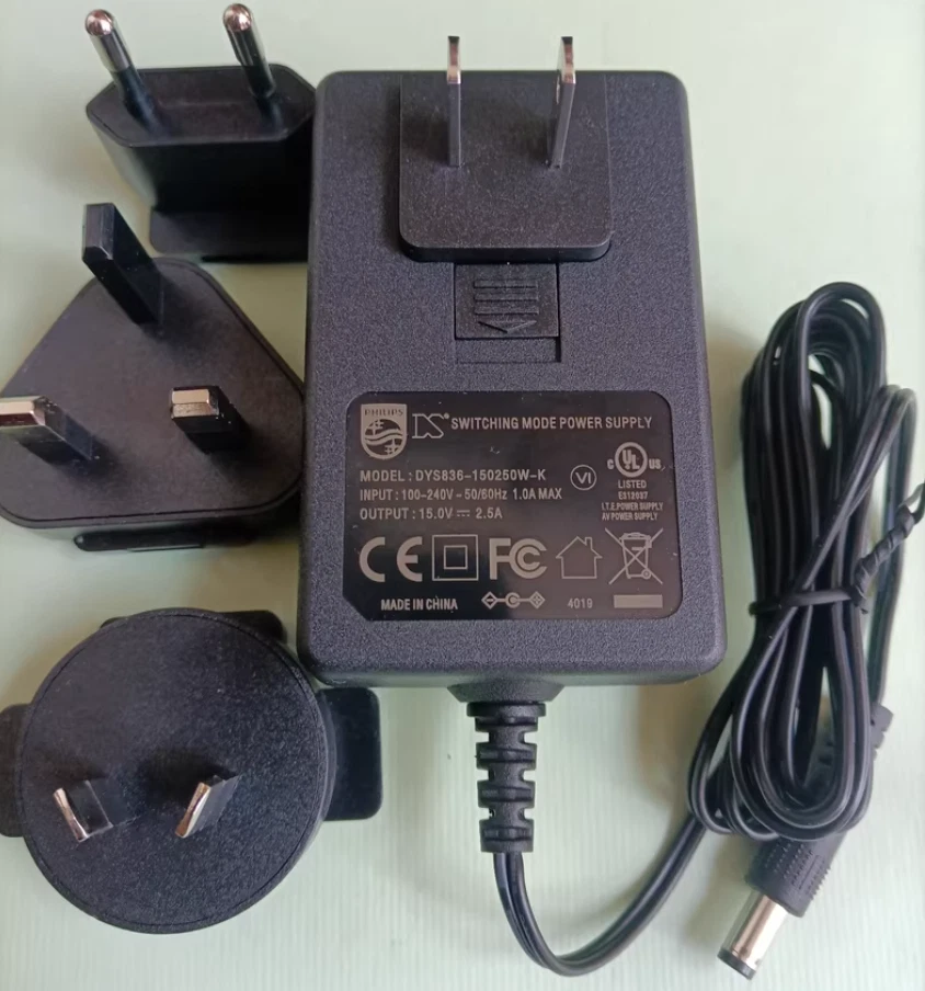 Philips DYS836-150250W-K 15V 2.5A AC Adapter Power Supply Charger - Image 1 of 1