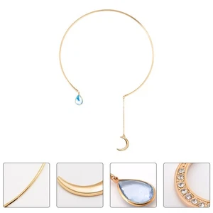  Moon and Sun Necklace Necklaces for Women Collarbone Jewelry Creative Choker - Picture 1 of 14